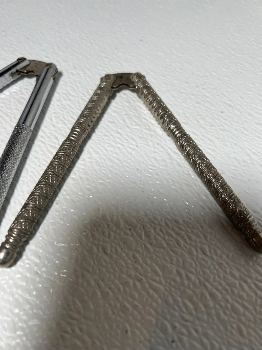 Set of Chrome Nutcracker Seafood Pliers - Shiny Silver 9Items